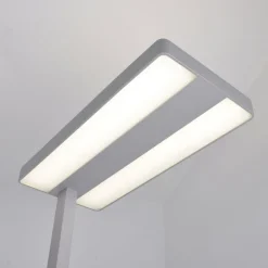 Arcchio LED-gulvlampe Logan Neo, sølv, 8 000 lm, dimbar| Kontorbelysning|Led-Innendørs