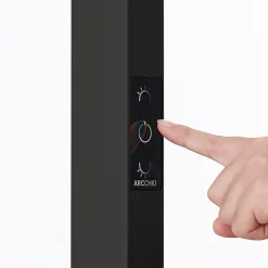 Arcchio LED-gulvlampe til kontor Susi, svart, sensor, berøringsdimmer Clearance