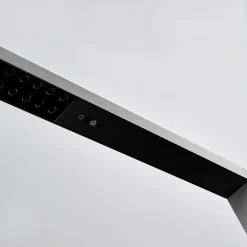 Arcchio LED-gulvlampe til kontor Jolinda, sølv, CCT, sensor, New