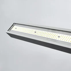 Arcchio LED-gulvlampe til kontor Jolinda, sølv, CCT, sensor, New