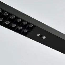 Arcchio LED-gulvlampe til kontor Jolinda, sett med 2, svart, 4 000K Online