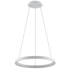 Arcchio LED-hengelampe Vivy, Ø 58 cm, hvit, metall| Butikkbelysning|Led-Innendørs