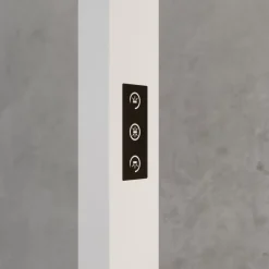 Arcchio LED-klemmelampe Jolinda, hvit, metall, dimbar| Kontorbelysning|Led-Innendørs