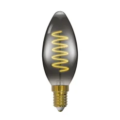 Arcchio LED-mignonpære, E14, 4,9 W, røykgrå, 1800 K| E14 Pærer|Dimbar Led-Pære