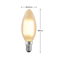 Arcchio LED-mignonpære E14, 4 W, matt, 2700 K, dimbar| Dimbar Led-Pære|Dimbar Led-Pære