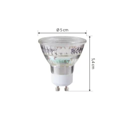 Arcchio LED-pære GU10 2,5W 2700K 450lm glass sett med 3 stk| Gu10 Pærer