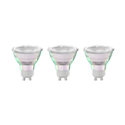 Arcchio LED-pære GU10 2,5W 4000K 450lm glass sett med 3 stk
