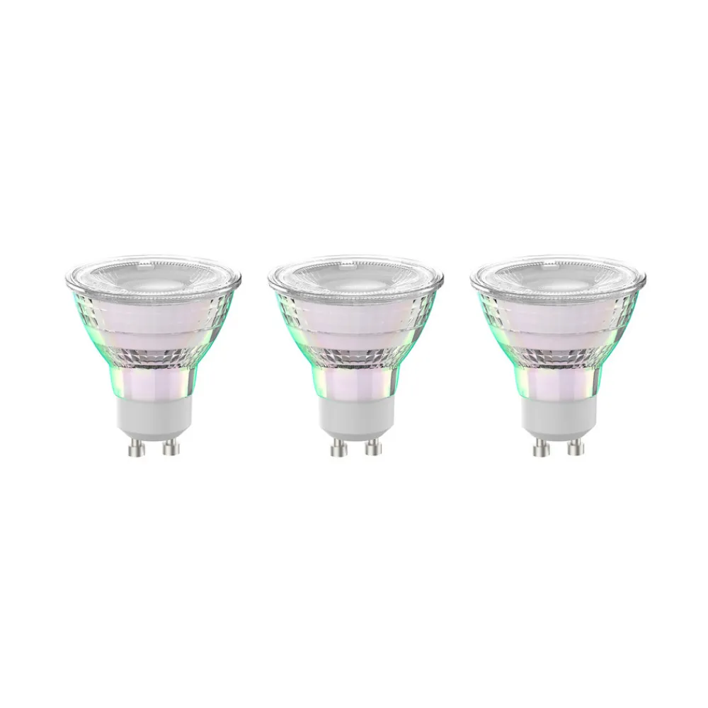 Arcchio LED-pære GU10 2,5W 4000K 450lm glass sett med 3 stk