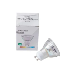 Arcchio LED-pære GU10 4,7W 2700K 850lm glass sett med 3 stk| Gu10 Pærer