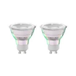 Arcchio LED-pære GU10 2,5W 2700K 450lm glass sett med 2 stk| Gu10 Pærer