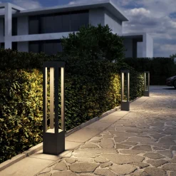 Arcchio LED-pullertlampe Lienna, 90 cm, grå, metall, IP65 Sale