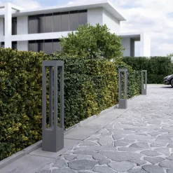 Arcchio LED-pullertlampe Lienna, 90 cm, grå, metall, IP65 Sale