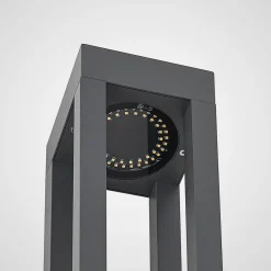 Arcchio LED-pullertlampe Lienna, 90 cm, grå, metall, IP65 Sale