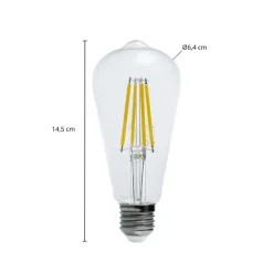 Arcchio LED-rustikkpære E27 3,8W 3000 K 806 lm Best