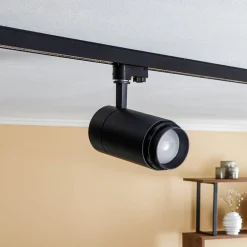 Arcchio LED-skinnespotlight Nanna, 3000K, svart, DALI Outlet