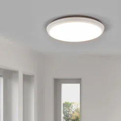 Arcchio LED-taklampe Augustin, Ø 30 cm, CCT, hvit, IP54 Discount