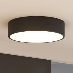 Arcchio LED-taklampe Noabelle, Ø 40 cm, svart, metall| Design- Og Hotellbelysning