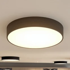 Arcchio LED-taklampe Noabelle, Ø 60 cm, svart, metall Online