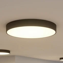 Arcchio LED-taklampe Noabelle, Ø 80 cm, svart, metall Clearance