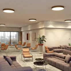 Arcchio LED-taklampe Noabelle, Ø 80 cm, svart, metall Clearance