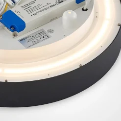 Arcchio LED-taklampe Vanida, svart, Ø 40 cm, opp/ned| Led-Innendørs|Taklamper