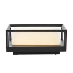 Arcchio LED-vegglampe Ismera, antrasitt/opal, IP65, glass| Kommersiell Utebelysning|Led-Utendørs