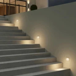 Arcchio Makio innfelt vegglampe, hvit, G9, IP65| Downlights|Spotter I Tak