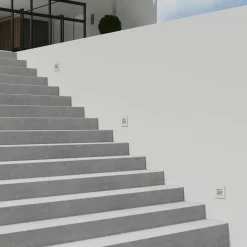 Arcchio Makio innfelt vegglampe, hvit, G9, IP65| Downlights|Spotter I Tak