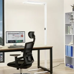 Arcchio Nelus LED-gulvlampe til kontor sensor hvit Online