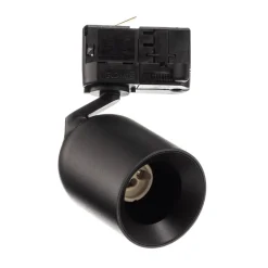 Arcchio skinnespot Brinja, svart, Ø 7 cm, 3-fase| Kontorbelysning|Skinnesystem