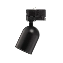 Arcchio skinnespot Brinja, svart, Ø 7 cm, 3-fase| Kontorbelysning|Skinnesystem