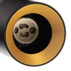 Arcchio skinnespot Brinja, svart, Ø 7 cm, 3-fase| Kontorbelysning|Skinnesystem