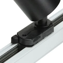 Arcchio skinnespot Brinja, svart, Ø 6 cm, 3-fase Best