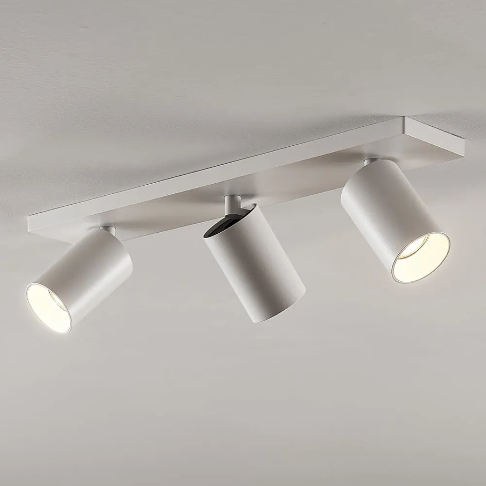 Arcchio spotlight Brinja, sett med 2, hvit, kantet, 3 lyskilder, GU10| Butikkbelysning|Design- Og Hotellbelysning