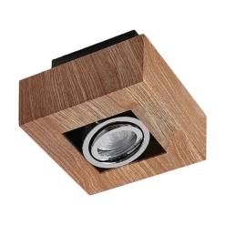 Arcchio spotlight Vince, 14 x 14 cm, trefarget, metall, GU10| Butikkbelysning|Kontorbelysning