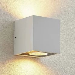 Arcchio Tassnim utendørs vegglampe hvit 2-lampe Online