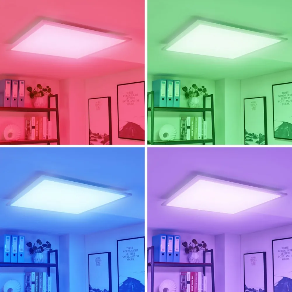 Arcchio Tinus LED-panel, RGB, 62 cm x 62 cm| Butikkbelysning|Kontorbelysning