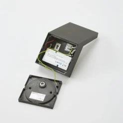 Arcchio utendørs LED-vegglampe Yolena, sensor, antrasitt, aluminium| Kommersiell Utebelysning|Vegglamper Med Sensor