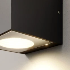 Arcchio utendørs LED-vegglampe Tassnim, 12 cm, antrasitt, IP65 Best