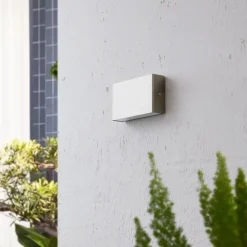 Arcchio utendørs LED-vegglampe Karline, 1060 lm, stål, IP65| Kommersiell Utebelysning|Led-Utendørs