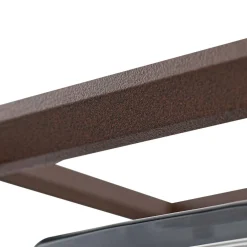 Arcchio utendørs vegglampe Ismera, rustfarget, IP65, glass, E27 Discount