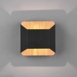 Trio Lighting Arino LED-vegglampe, svart, bredde 12,2 cm Discount