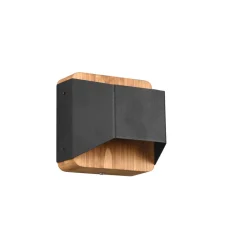 Trio Lighting Arino LED-vegglampe, svart, bredde 12,2 cm Discount