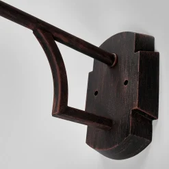 Lucide Aruba utendørs vegglampe, Ø 25 cm, rustbrun Sale