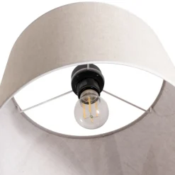 EMIBIG LIGHTING Ascot pendellampe, beige, Ø 38 cm, stoff, desentralisert| Pendellamper