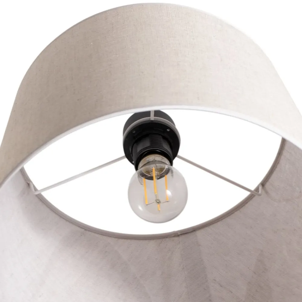EMIBIG LIGHTING Ascot pendellampe, beige, Ø 38 cm, stoff, desentralisert| Pendellamper