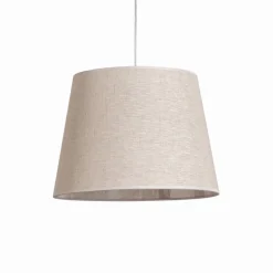 EMIBIG LIGHTING Ascot pendellampe, beige, stoff, 3 lyskilder, desentralisert New