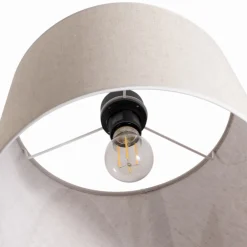 EMIBIG LIGHTING Ascot pendellampe, beige, stoff, 3 lyskilder, desentralisert New