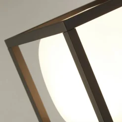 Searchlight Athens LED-gatelampe, IP54, svart, høyde 65 cm, metall| Gatebelysning, Pullert Belysning