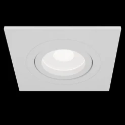 Maytoni Atom downlight, GU10, hvit, kantet ramme Clearance
